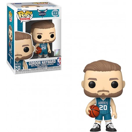 Figura Funko Pop! Baloncesto NBA Charlotte Hornets Gordon Hayward Modelo 123 | 59263 | Caja Dañada Outlet
