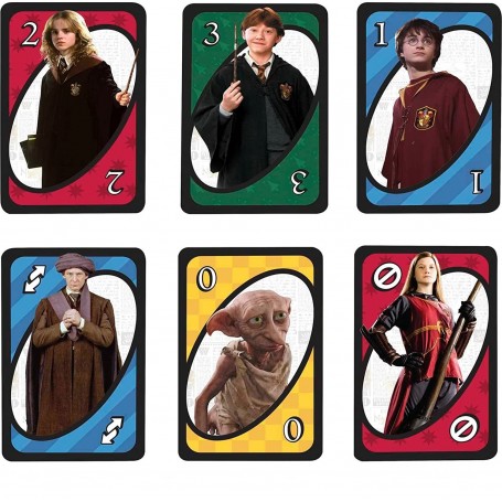 Juego de Cartas Uno de Mattel Modelo Harry Potter
