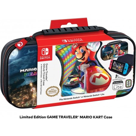 Funda para Nintendo Switch Modelo Mario Kart Deluxe 8 Color Gris