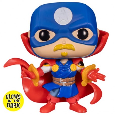 Figura Funko Pop! Marvel Infinity Warps Soldier Supreme Modelo 858 | 56340 Edición Especial Brilla en la Oscuridad