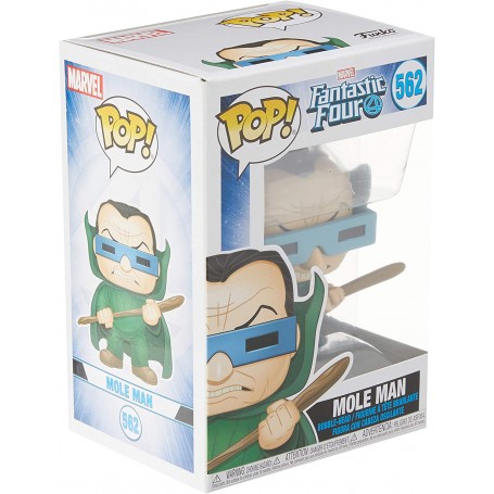Figura Funko Pop! Marvel Los Cuatro Fantasticos Mole Man (Hombre Topo) Modelo 562 | 44990 | Outlet Caja Dañada