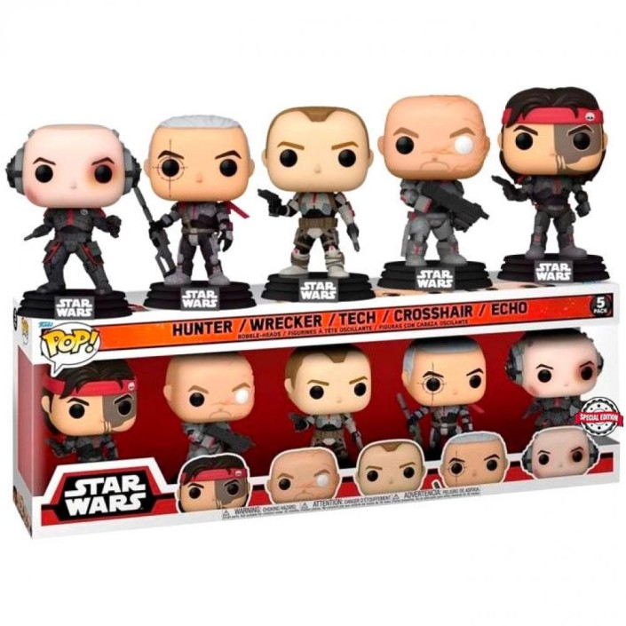 Figura Funko Pop! Star Wars Hunter | Wrecker |...