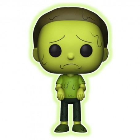 Figura Funko Pop! Animación Rick & Morty Toxic Morty Modelo 336 | 28791 Brilla en la oscuridad