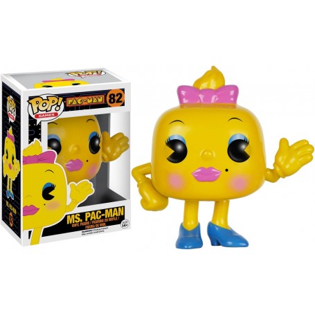 Figura Funko Pop! Juegos Pac-Man Ms. Pac-Man Modelo 82 | 07640