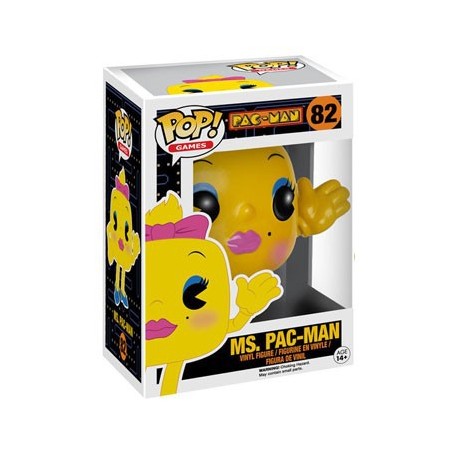 Figura Funko Pop! Juegos Pac-Man Ms. Pac-Man Modelo 82 | 07640