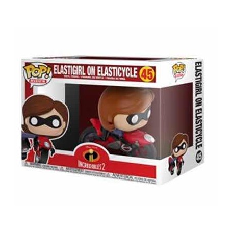 Figura Funko Pop! Rides Los Increibles Mujer Elástica en Moto Elástica Modelo 45 | 29955