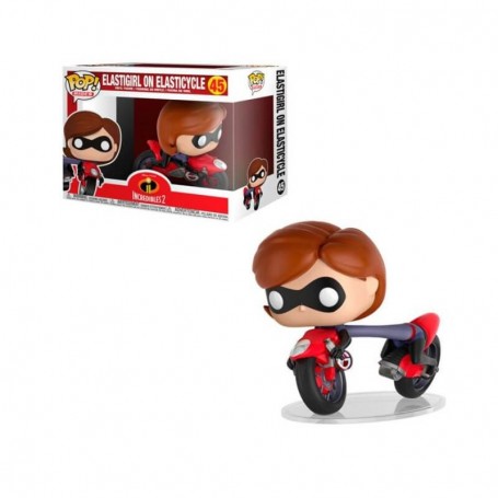 Figura Funko Pop! Rides Los Increibles Mujer Elástica en Moto Elástica Modelo 45 | 29955