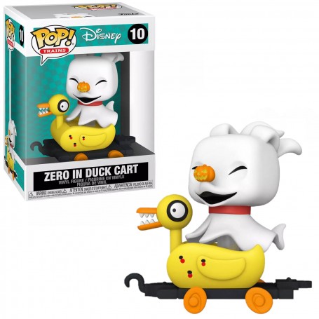 Figura Funko Pop! Tren Disney Pesadilla antes de Navidad Zero en carro de pato Modelo 10 | 50633 | Caja Dañada Outlet