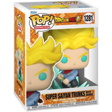 Figura Funko Pop! Bola de Dragón Z Super Saiyan Trunk con espada Modelo 1281 | 58019