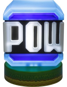 Lámpara de Led Paladonde Súper Mario Bros Modelo Pow Block