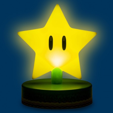 Lámpara de Led Paladonde Súper Mario Bros Modelo Super Star