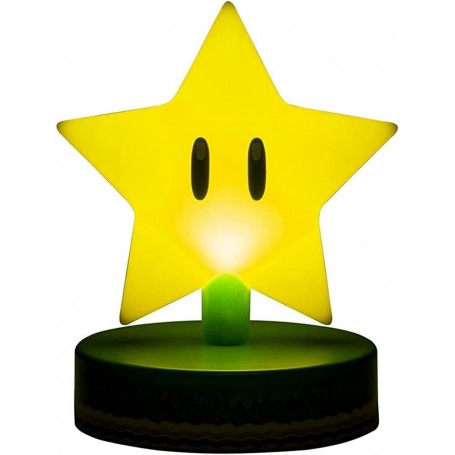 Lámpara de Led Paladonde Súper Mario Bros Modelo Super Star