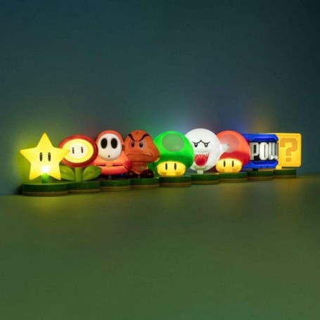 Lámpara de Led Paladonde Súper Mario Bros Modelo Fire Flower