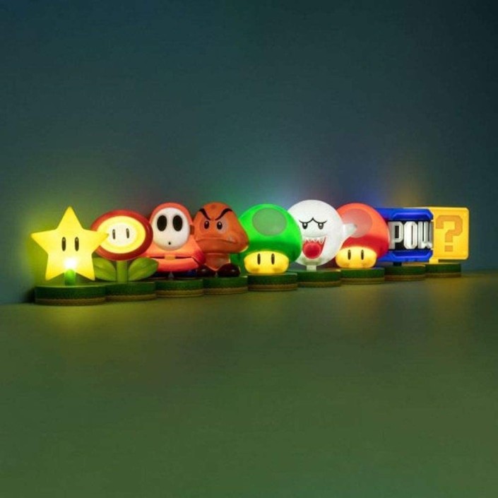 Lámpara de Led Paladonde Súper Mario Bros...