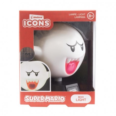Lámpara de Led Paladonde Súper Mario Bros Modelo Boo