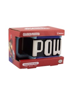 Taza de cerámica Paladonde Súper Mario Bros Modelo Pow Block 2