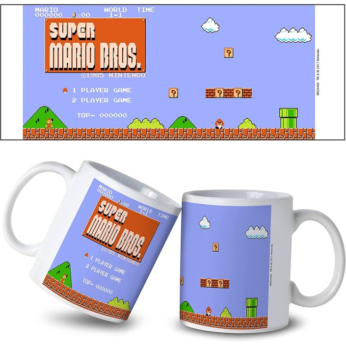 Taza de cerámica Pyramid Súper Mario Retro