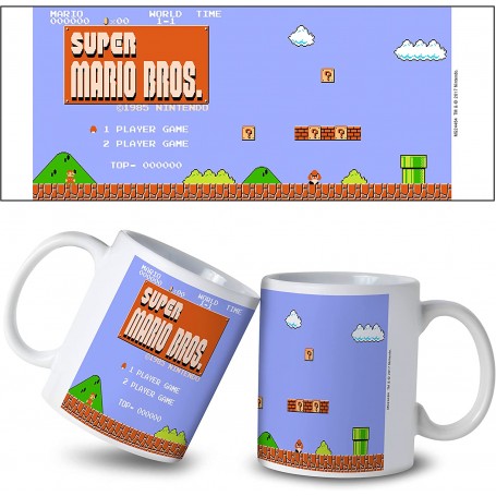 Taza de cerámica Pyramid Súper Mario Retro