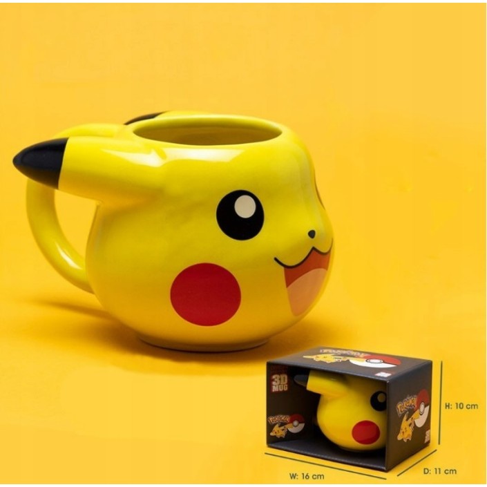 Taza de cerámica 3D Pokemon Modelo Pikachu GB...