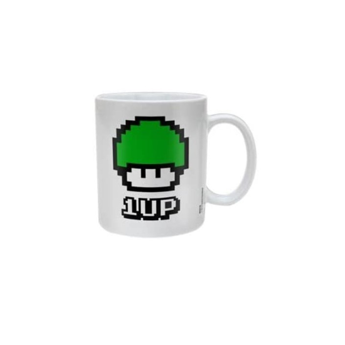Taza de cerámica Pyramid Súper Mario 1 Up