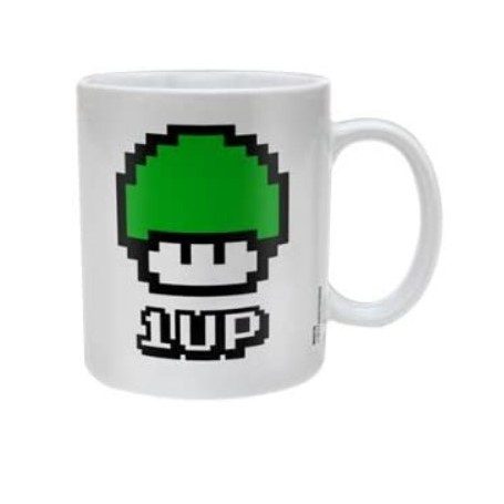 Taza de cerámica Pyramid Súper Mario 1 Up