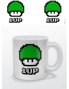 Taza de cerámica Pyramid Súper Mario 1 Up 2