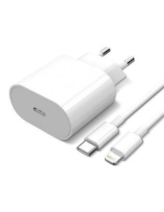 Cargador Rápido para iPhone USB C 20W con cable USB C a...