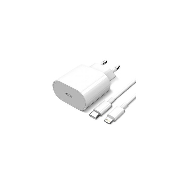 Cargador Rápido para iPhone USB C 20W con cable...
