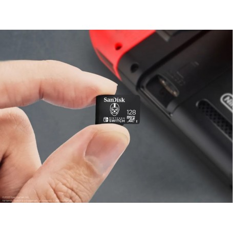 Tarjeta Switch Micro SDXC SanDisk 128Gb Fortnite Skull Trooper