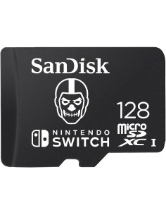Tarjeta Switch Micro SDXC SanDisk 128Gb Fortnite Skull...