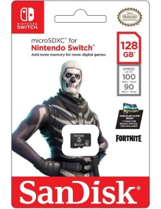 Tarjeta Switch Micro SDXC SanDisk 128Gb Fortnite Skull... 2