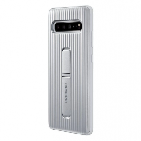 Funda Samsung Protective Standing para Galaxy S10 5G En Plata EF-RG977CS | Estado Como Nuevo | Outlet
