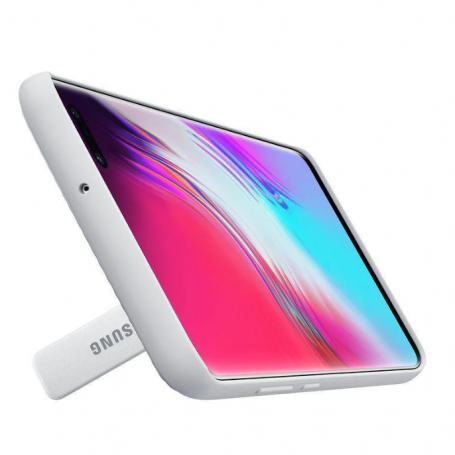Funda Samsung Protective Standing para Galaxy S10 5G En Plata EF-RG977CS | Estado Como Nuevo | Outlet
