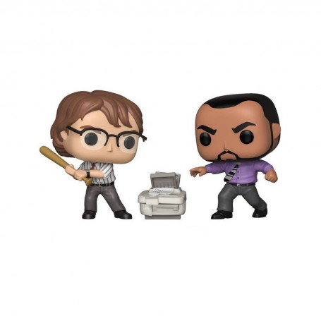 Figura Funko Pop! Películas Office Space Michael Bolton & Samir Pack-2 | 36968 Edición Exclusiva Limitada