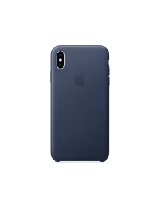 Funda Apple Piel Para iPhone XS Max Color Azul Medianoche...