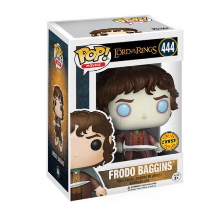 Figura Funko Pop! Películas El Señor de los Anillos Frodo Bolson Modelo 444 | 13551 Edición Chase