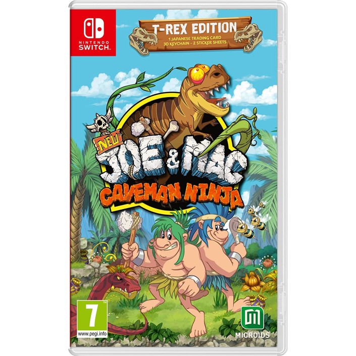 Juego New Joe & Mac: Caveman Ninja T-Rex...