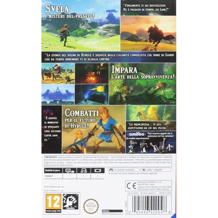 Juego La Leyenda de Zelda: Breath of the Wild...