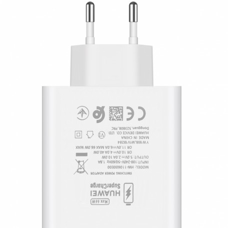 Cargador Huawei CP415 de 66W Modelo 02221779 Blanco Sin Embalaje
