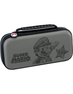 Funda para Nintendo Switch Modelo Súper Mario Color Gris