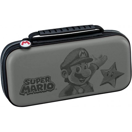 Funda para Nintendo Switch Modelo Súper Mario Color Gris