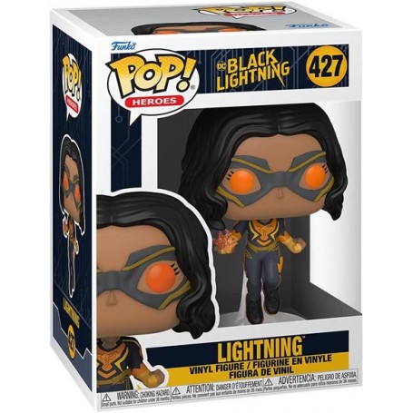 Figura Funko Pop! DC Héroes The Black Lightning Lightning Modelo 427 | 57590 | Caja Dañada Outlet