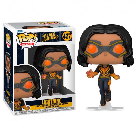 Figura Funko Pop! DC Héroes The Black Lightning Lightning Modelo 427 | 57590 | Caja Dañada Outlet