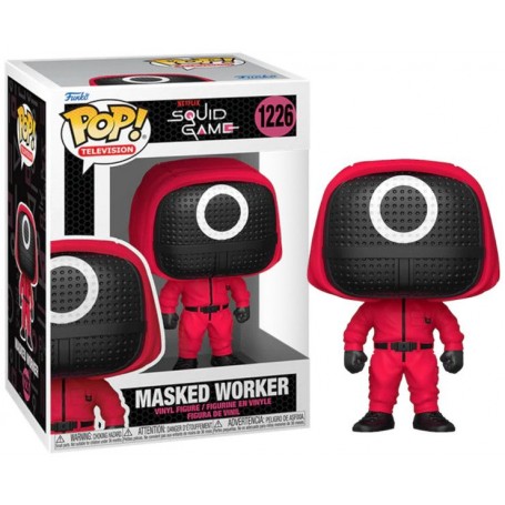 Figura Funko Pop! Televisión El Juego del Calamar Soldado Enmascarado Modelo 1226 | 64799 | Caja Dañada Outlet