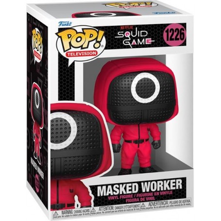 Figura Funko Pop! Televisión El Juego del Calamar Soldado Enmascarado Modelo 1226 | 64799 | Caja Dañada Outlet