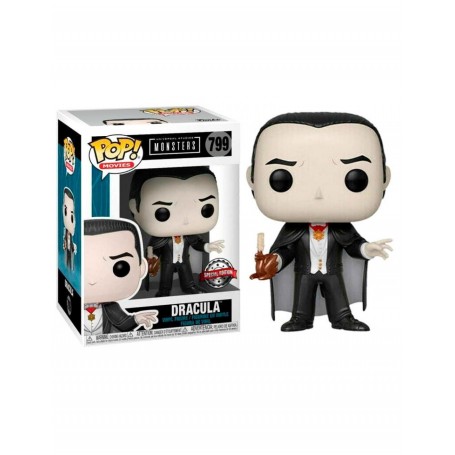 Figura Funko Pop! Películas Universal Studios Monsters Drácula Modelo 799 | 41383 Edición Especial | Caja Dañada Outlet