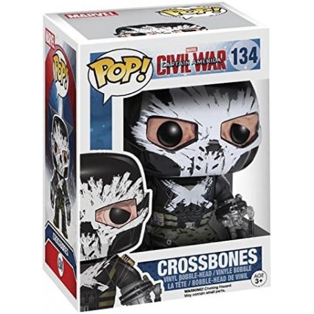 Figura Funko Pop! Marvel Capitán América Civil War Crossbones Modelo 134 | 07503