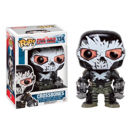 Figura Funko Pop! Marvel Capitán América Civil War Crossbones Modelo 134 | 07503