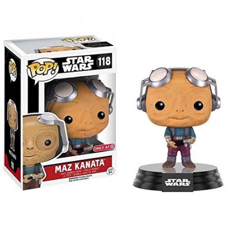 Figura Funko Pop! Star Wars Maz Kanata Modelo 118 | 09613