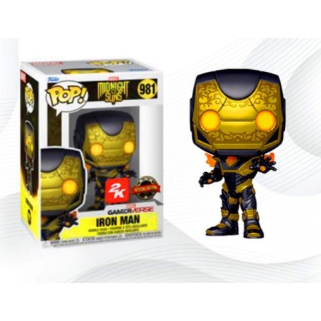 Figura Funko Pop! Marvel Midnight Suns Iron Man Modelo 981 | 61000 Edición Especial